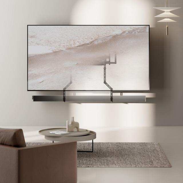 AISENS - Soporte Universal Para Barra de Sonido, Negro - SPK04U-377