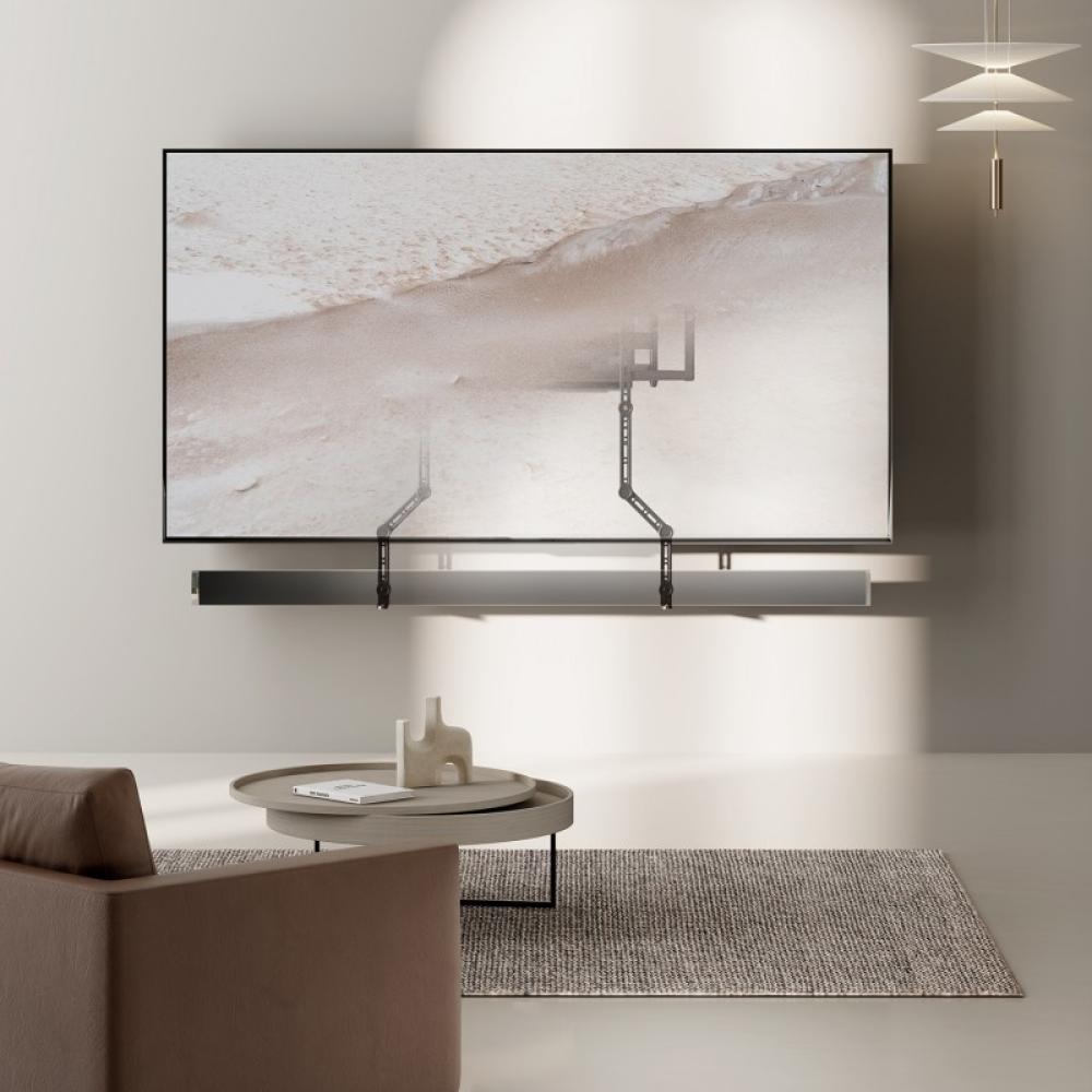 AISENS - Soporte Universal Para Barra de Sonido, Negro - SPK04U-377