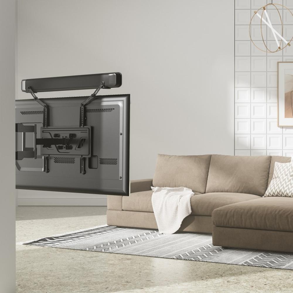 AISENS - Soporte Universal Para Barra de Sonido, Negro - SPK04U-377