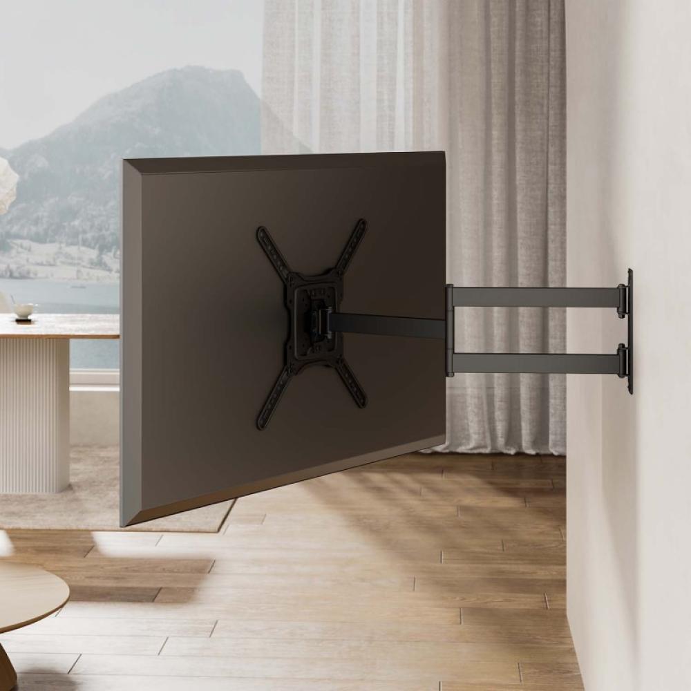 AISENS - Soporte Eco Giratorio, Inclinable y Nivelable para Monitor/TV 35kg de 23"-65", Negro - WT65TSLE-383