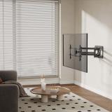 AISENS - Soporte Eco Giratorio, Inclinable y Nivelable para Monitor/TV 60kg de 43"-90", Negro