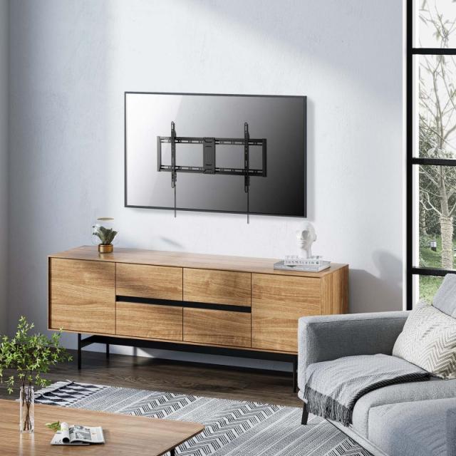 AISENS - Soporte Eco Ultra Delgado Para Monitor/TV 75kg de 43"-100", Negro