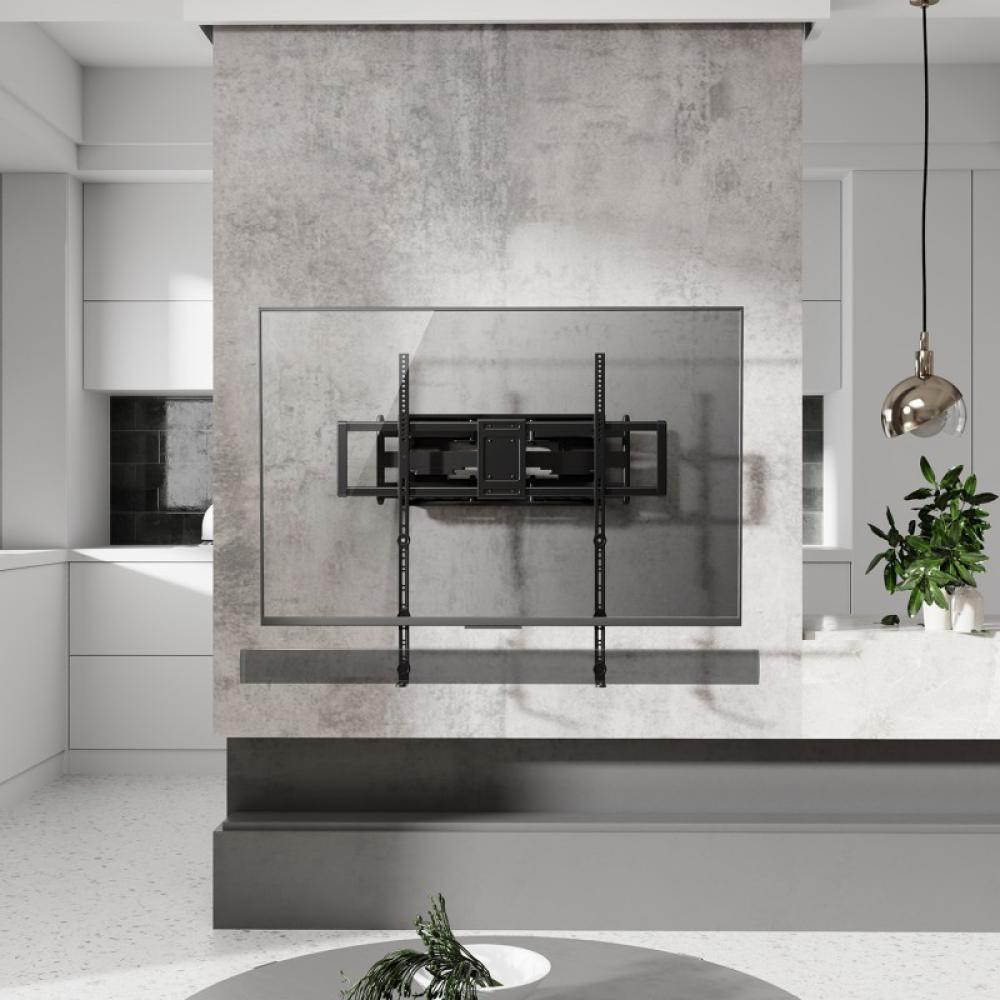 AISENS - Soporte Universal Para Barra de Sonido, Negro - SPK03U-375