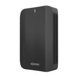 AISENS - Caja Externa, 3,5" SATA a USB-C USB3.1 GEN1, Negro