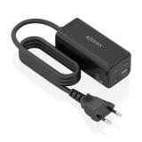 AISENS - Cargador Sobremesa GaN 100W, 3x USB-C PD3.0 QC4.0 QC5.0, 1x USB-A QC3.0, Negro
