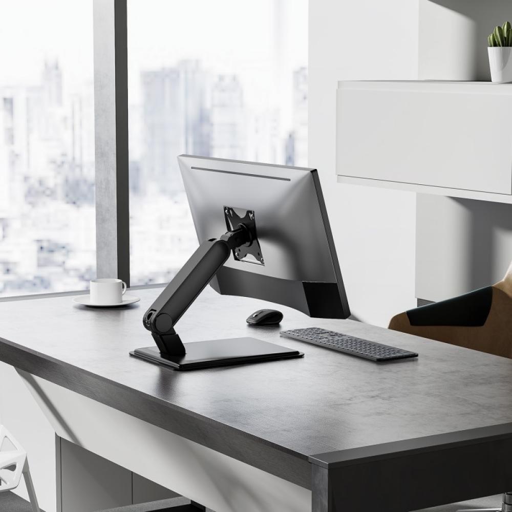 AISENS - Soporte de Mesa Pro Contrapeso Inclinable Para Monitor/POS 8kg de 17"-32", Negro