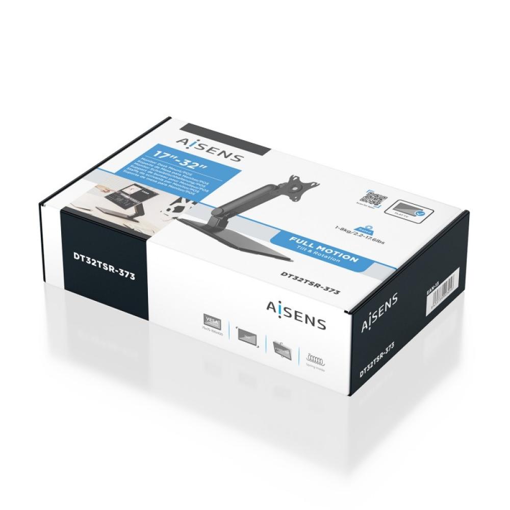 AISENS - Soporte de Mesa Pro Contrapeso Inclinable Para Monitor/POS 8kg de 17"-32", Negro