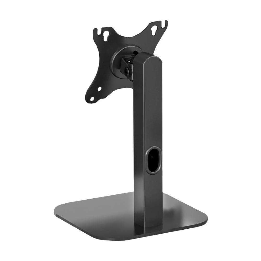 AISENS - Soporte de Mesa Eco Giratorio e Inclinable Para Monitor/POS 2.5kg de 10"-24", Negro
