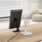 AISENS - Soporte de Mesa Eco Giratorio e Inclinable Para Monitor/POS 2.5kg de 10"-24", Negro
