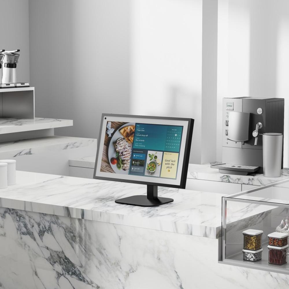 AISENS - Soporte de Mesa Eco Giratorio e Inclinable Para Monitor/POS 2.5kg de 10"-24", Negro