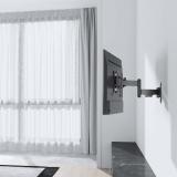 AISENS - Soporte Eco Giratorio, Inclinable y Nivelable para Monitor/TV 20kg (3 Pivotes) de 13"-32", Negro