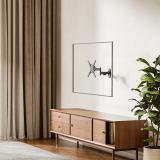 AISENS - Soporte Eco Giratorio, Inclinable y Nivelable para Monitor/TV 20kg (3 Pivotes) de 13"-32", Negro