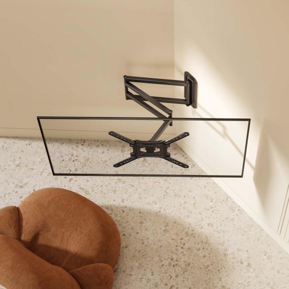 AISENS - Soporte Eco Giratorio, Inclinable y Nivelable para Monitor/TV 35kg de 23"-65", Negro - WT65TSLE-385