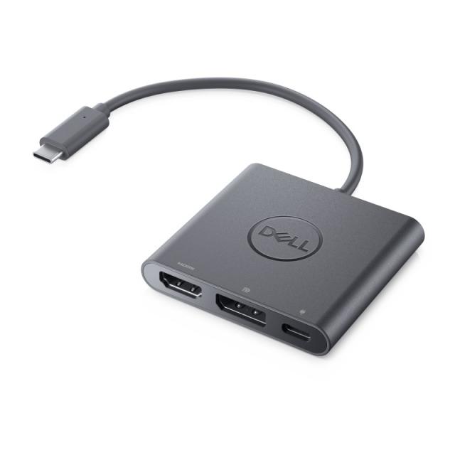 DELL - Adaptador de USB-C a HDMI/DP con transferencia de alimentación