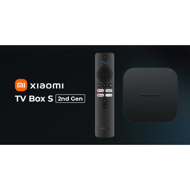Xiaomi - TV Box S Negro 4K Ultra HD 8 GB Wifi