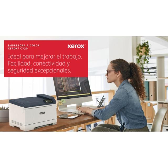 Xerox - C320 A4 33 ppm Impresora inalámbrica a doble cara PS3 PCL5e/6 2 bandejas Total 251 hojas