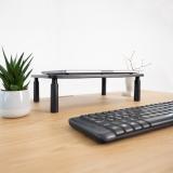 TooQ - Soporte Elevador Multiusos para Monitor/Portátil, Negro - TQMR086