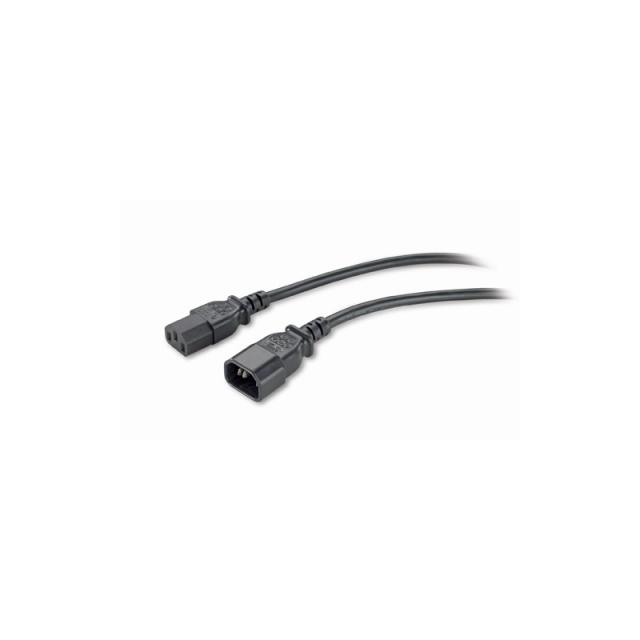 APC - PWR Cord C13 - C14, 0.6 m Negro 0,61 m C13 acoplador C14 acoplador