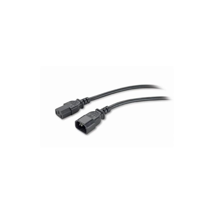 APC - PWR Cord C13 - C14, 0.6 m Negro 0,61 m C13 acoplador C14 acoplador