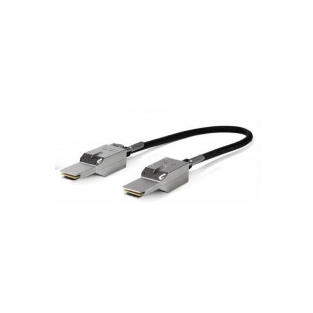 Cisco - STACK-T4-1M Cable de fibra óptica e InfiniBand Negro, Gris