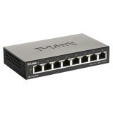 D-Link - DGS-1100-08V2 Gestionado L2 Gigabit Ethernet (10/100/1000) Negro