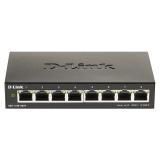 D-Link - DGS-1100-08V2 Gestionado L2 Gigabit Ethernet (10/100/1000) Negro
