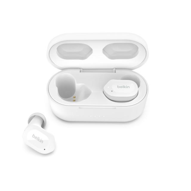 Belkin - SOUNDFORM Play Auriculares True Wireless Stereo (TWS) Dentro de oído Bluetooth Blanco