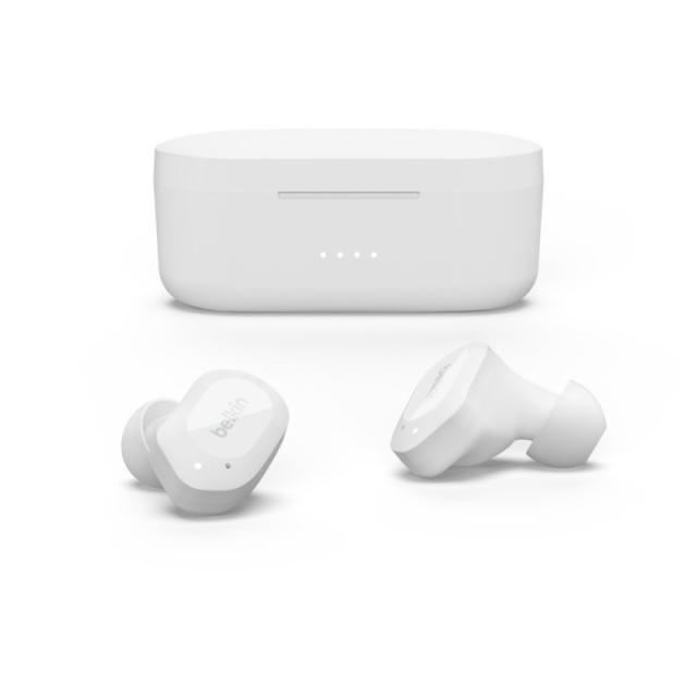 Belkin - SOUNDFORM Play Auriculares True Wireless Stereo (TWS) Dentro de oído Bluetooth Blanco