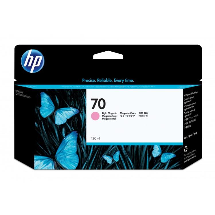 HP - Cartucho de tinta 70 magenta claro de 130 ml