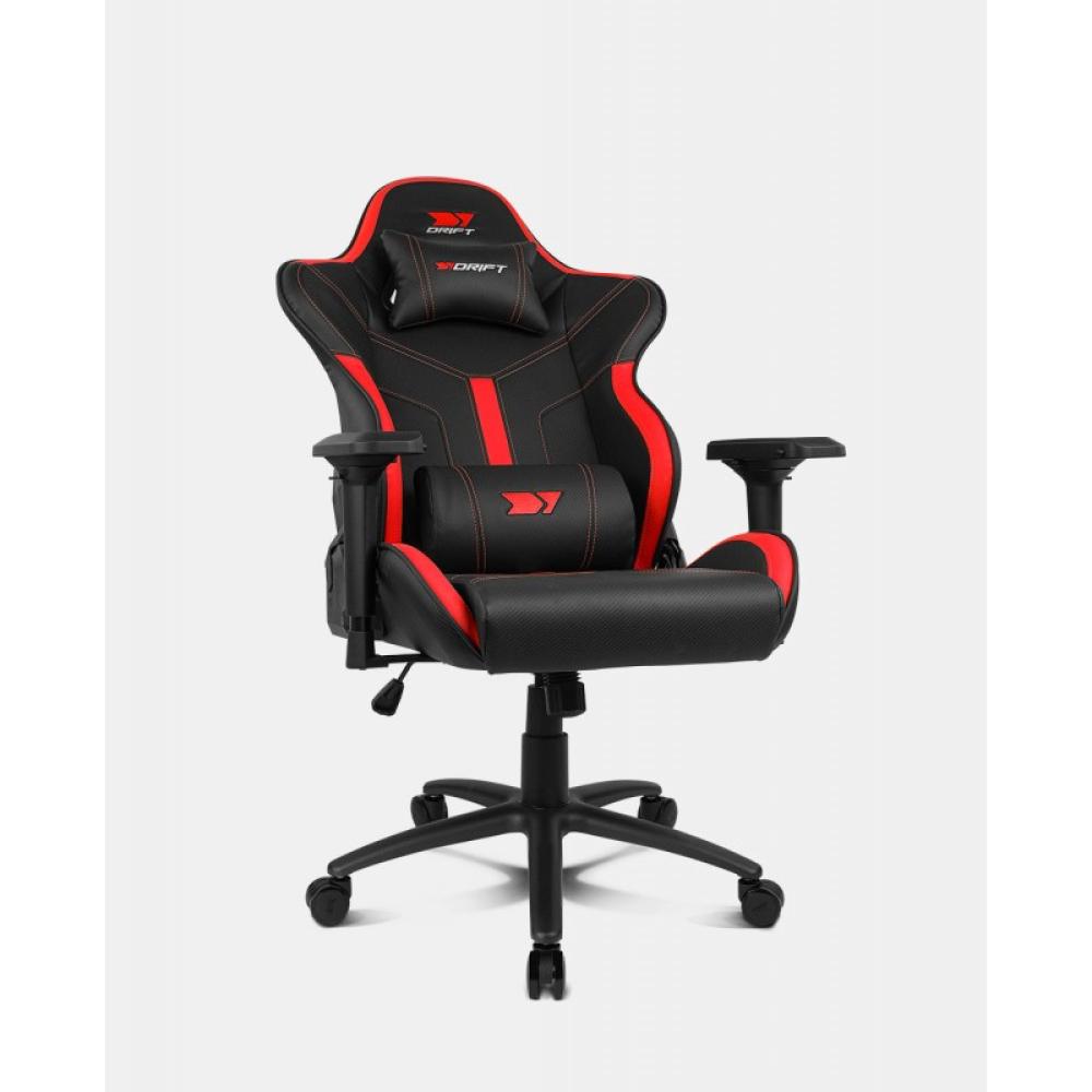 DRIFT - DR350 Butaca para jugar Asiento acolchado Negro, Rojo