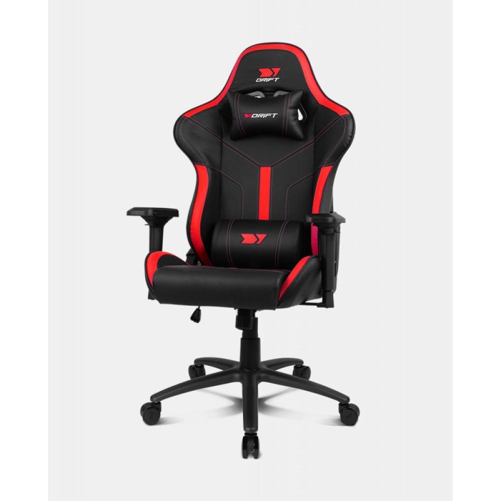 DRIFT - DR350 Butaca para jugar Asiento acolchado Negro, Rojo