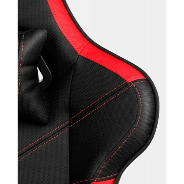 DRIFT - DR350 Butaca para jugar Asiento acolchado Negro, Rojo