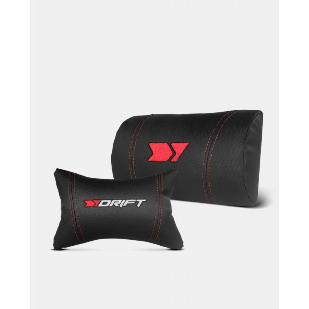 DRIFT - DR350 Butaca para jugar Asiento acolchado Negro, Rojo