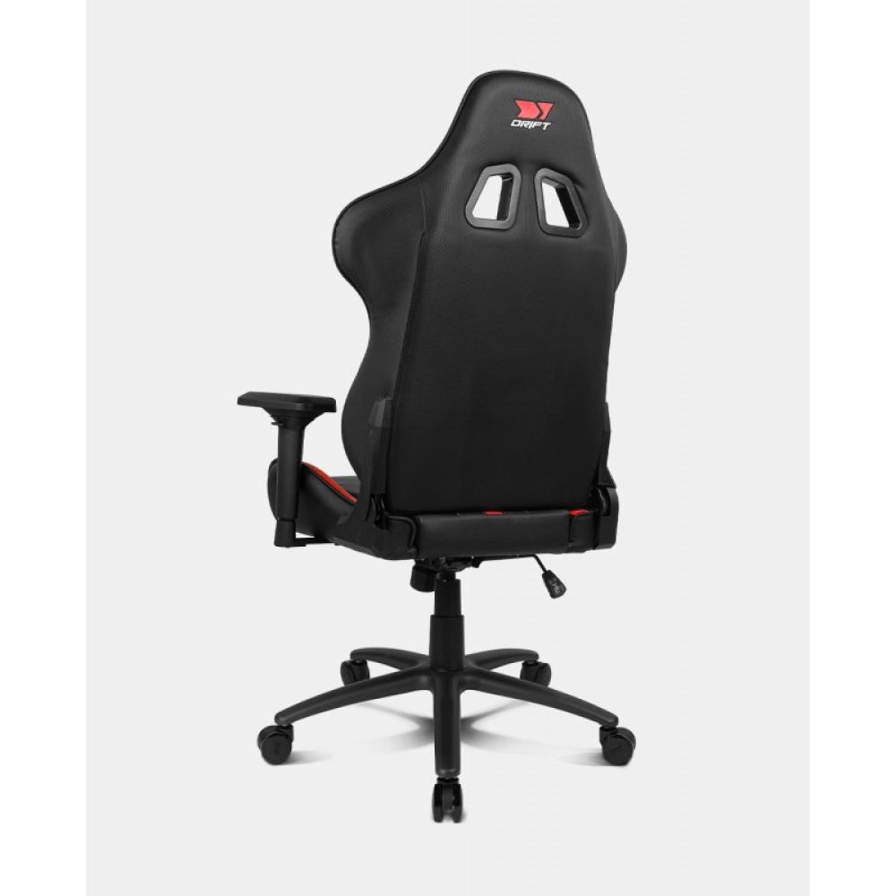 DRIFT - DR350 Butaca para jugar Asiento acolchado Negro, Rojo
