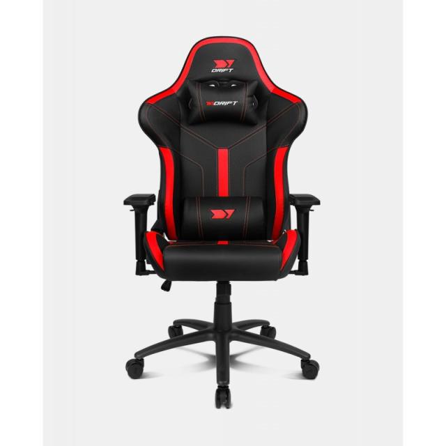 DRIFT - DR350 Butaca para jugar Asiento acolchado Negro, Rojo