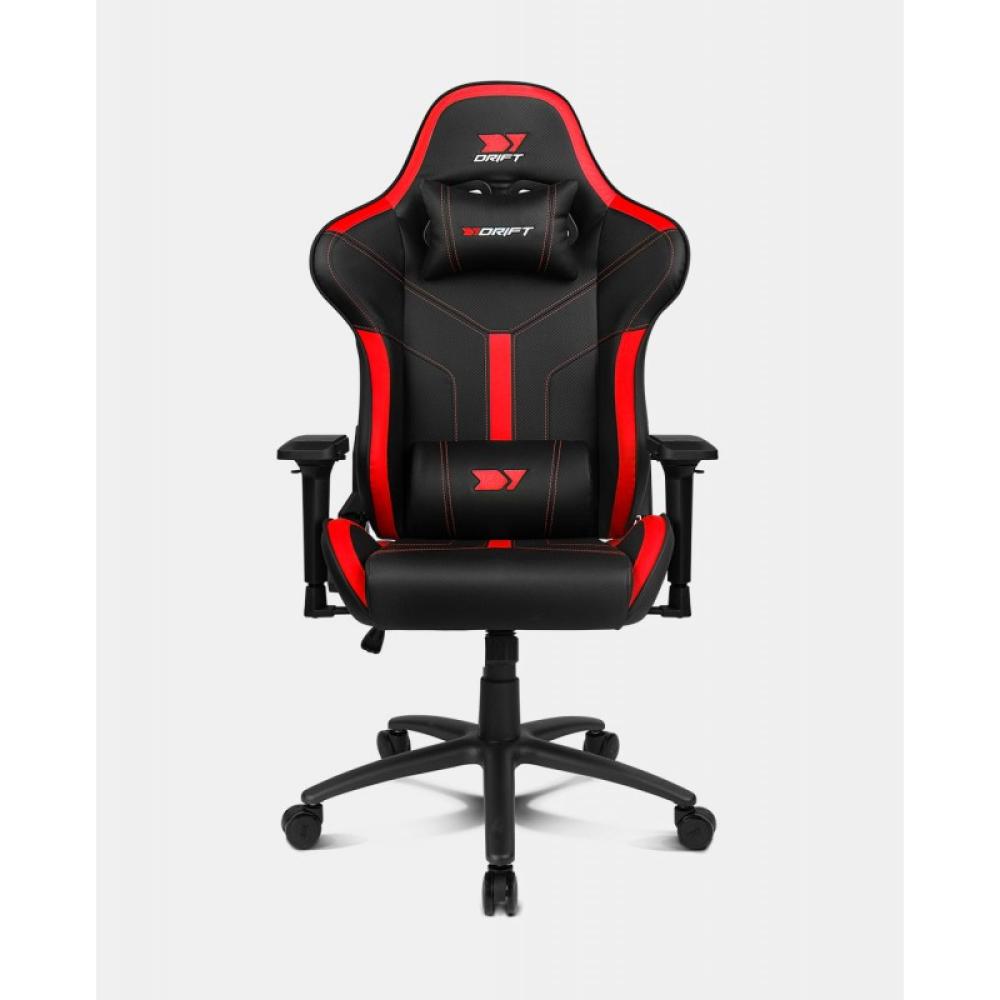 DRIFT - DR350 Butaca para jugar Asiento acolchado Negro, Rojo