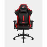 DRIFT - DR350 Butaca para jugar Asiento acolchado Negro, Rojo