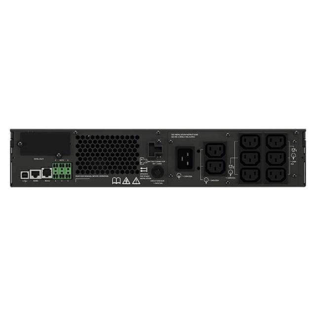 Vertiv - Liebert GXT5-2000IRT2UXL sistema de alimentación ininterrumpida (UPS) Doble conversión (en línea) 2 kVA 2000 W 8 salida