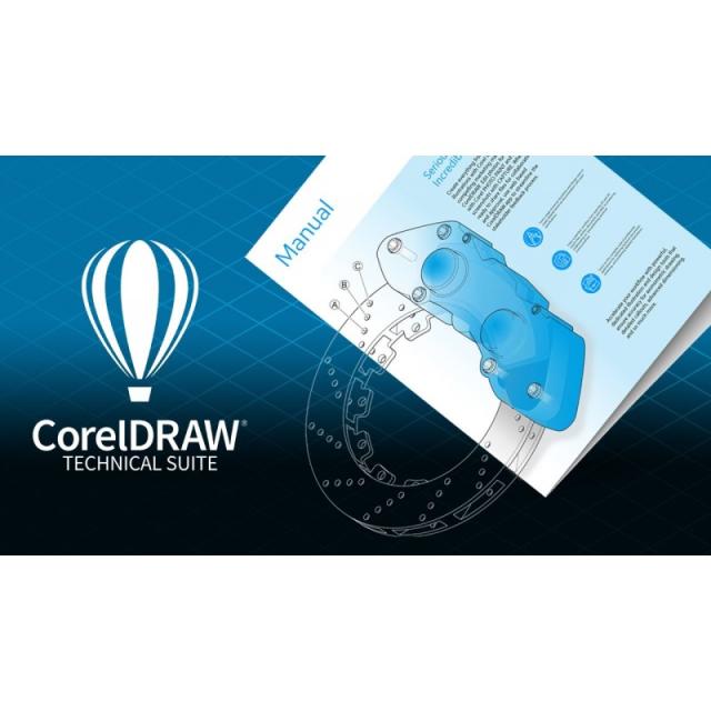 Corel - CorelDRAW Technical Suite Editor gráfico 2 año(s) - LCCDTSSUBREN21