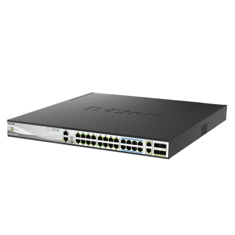 D-Link - DMS-3130-30TS Gestionado L3 10G Ethernet (100/1000/10000) Negro