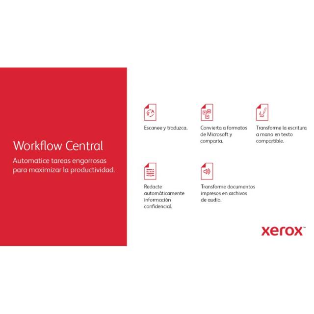 Xerox - VersaLink B625 A4 61 ppm Copia/impresión/escaneado/fax a doble cara PS3 PCL5e/6 2 bandejas 650 hojas