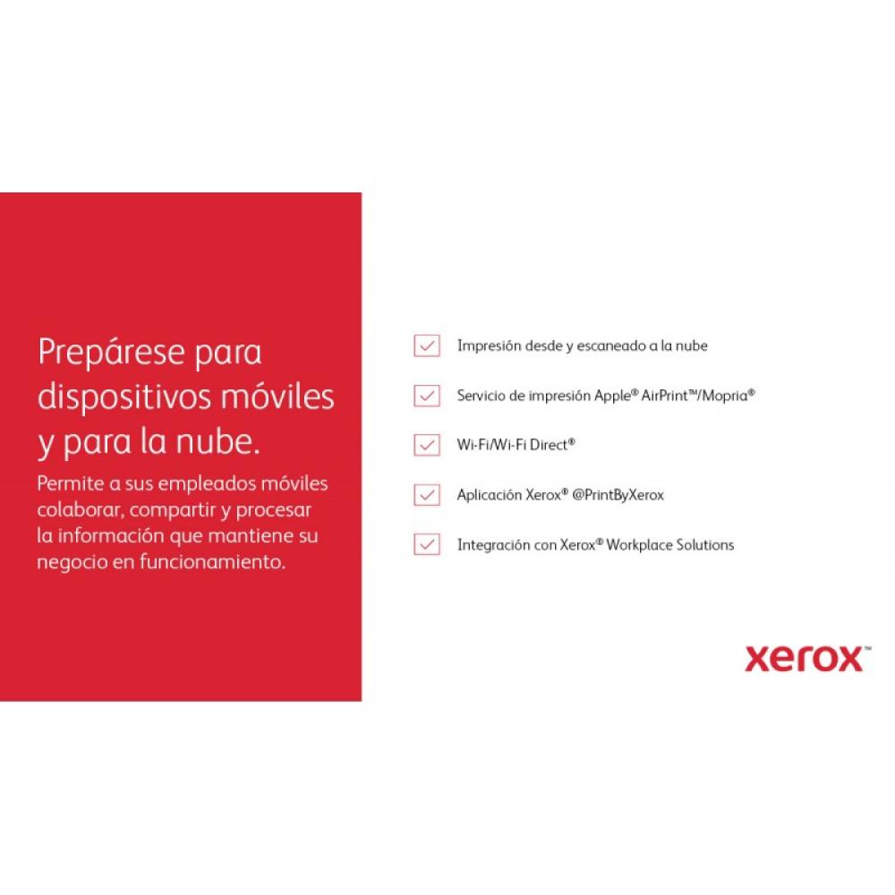Xerox - VersaLink B625 A4 61 ppm Copia/impresión/escaneado/fax a doble cara PS3 PCL5e/6 2 bandejas 650 hojas