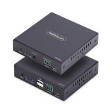 StarTech.com - Extensor KVM HDMI 4K 60Hz por Redes Ethernet IP - Alargador KVM HDMI y USB por Ethernet - Sin Controladores - Jue