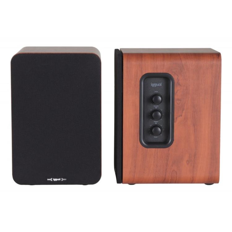iggual - Altavoces 2.0 50W Bluetooth 5.3 Home Studio