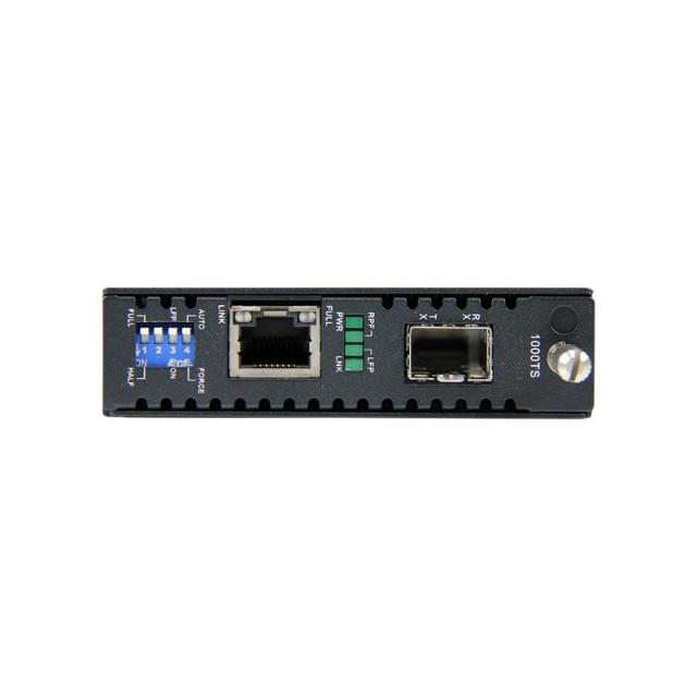 StarTech.com - Conversor de Medios Gigabit Ethernet UTP RJ45 a Fibra con una Ranura SFP Disponible