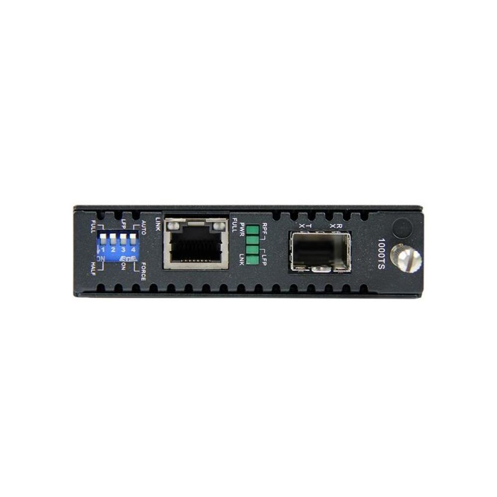 StarTech.com - Conversor de Medios Gigabit Ethernet UTP RJ45 a Fibra con una Ranura SFP Disponible