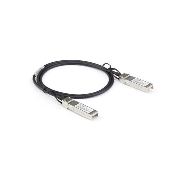 StarTech.com - Cable de 1m Twinax SFP+ a SFP+ con Conexión Directa 10GbE- Compatible con DAC-SFP-10G-1M de Dell EMC - Cobre - DA