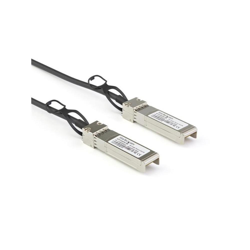 StarTech.com - Cable de 1m Twinax SFP+ a SFP+ con Conexión Directa 10GbE- Compatible con DAC-SFP-10G-1M de Dell EMC - Cobre - DA