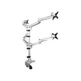 StarTech.com - Soporte de Montaje para Cuatro Monitores - con Movimiento Total - Premium
