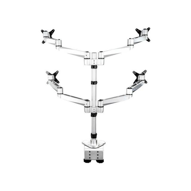 StarTech.com - Soporte de Montaje para Cuatro Monitores - con Movimiento Total - Premium